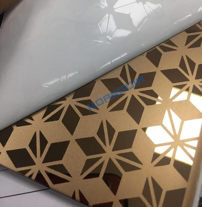 Mẫu INox HOA VĂN VÀNG 